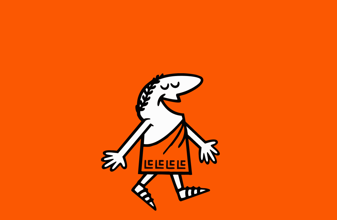 gif of little caesar pulling golden coupon out of his pocket
